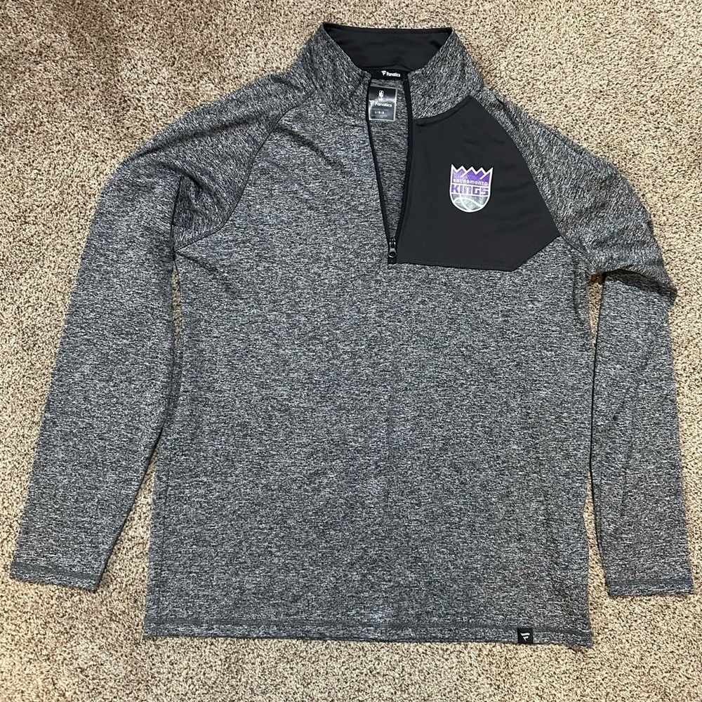 Sacramento kings long sleeve quarter zip